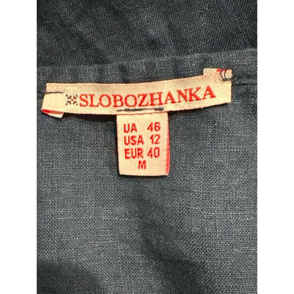Slobozhanka Embroidered  Blouse, Women, Size Medium - Picture 11 of 14